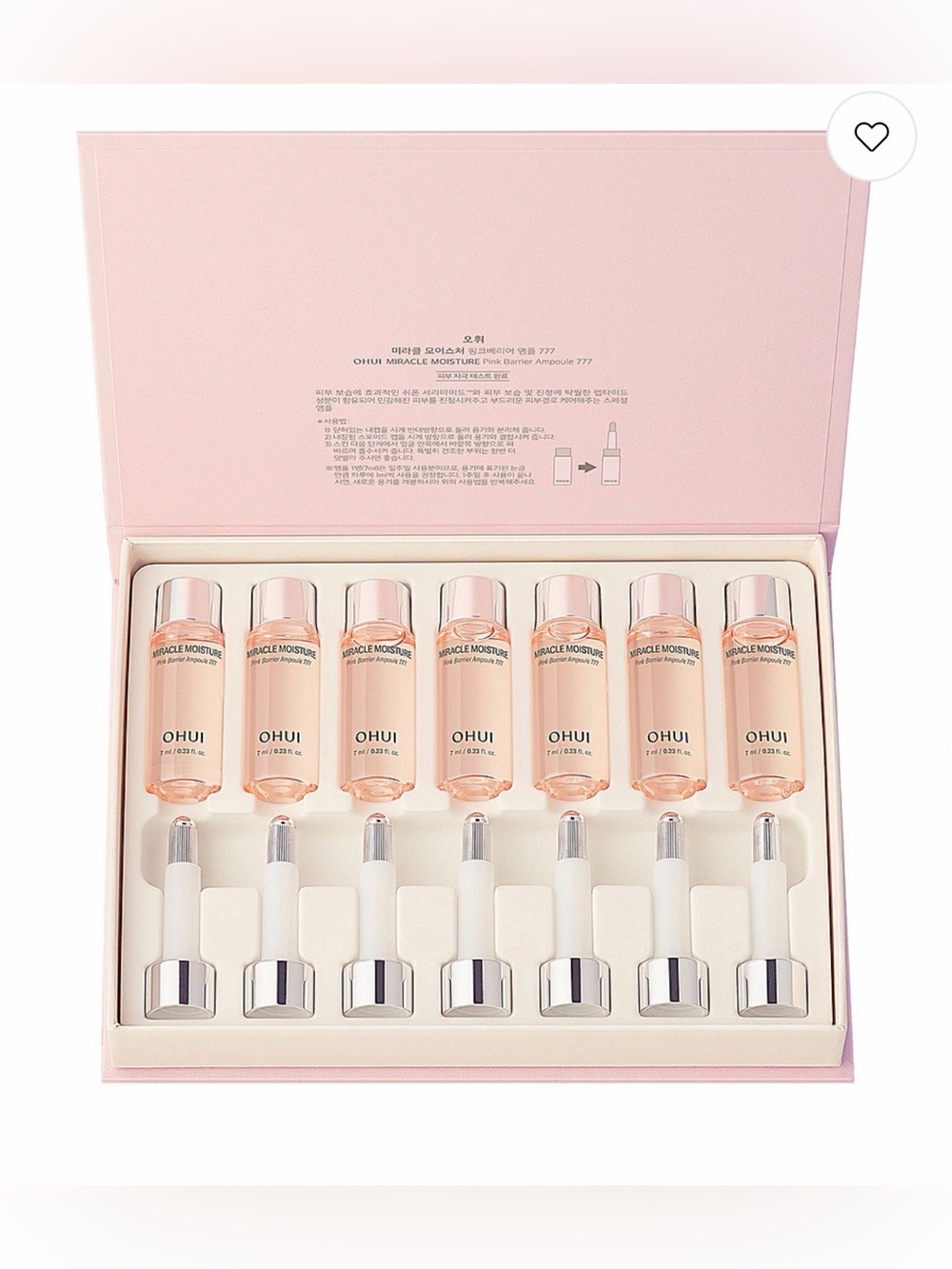 O HUI Miracle Moisture 777 Ampoules